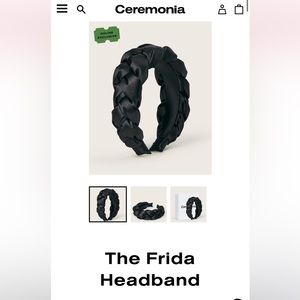 the frida headband in black (only worn once)
